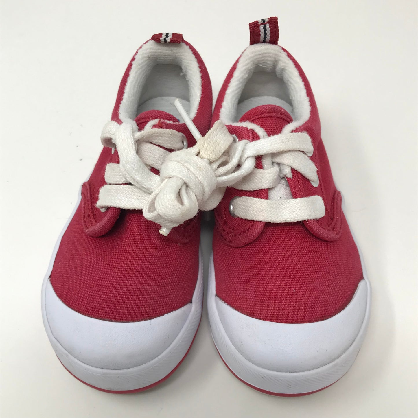 Keds Graham Canvas Sneakers Red White Unisex Size 5W