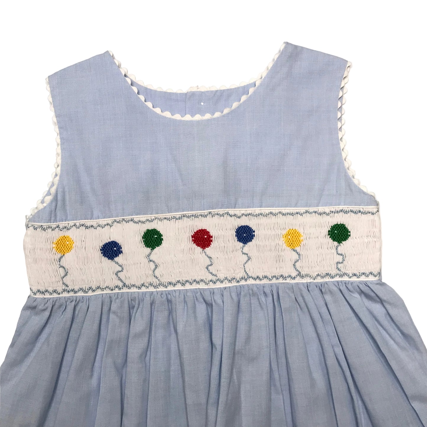 Royal Child Smocked Balloons Celebration Dress Girl Size 4T