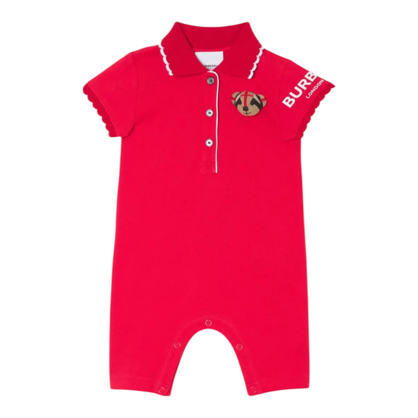 Burberry Noe Bear Shortall Red Boys Size 3M