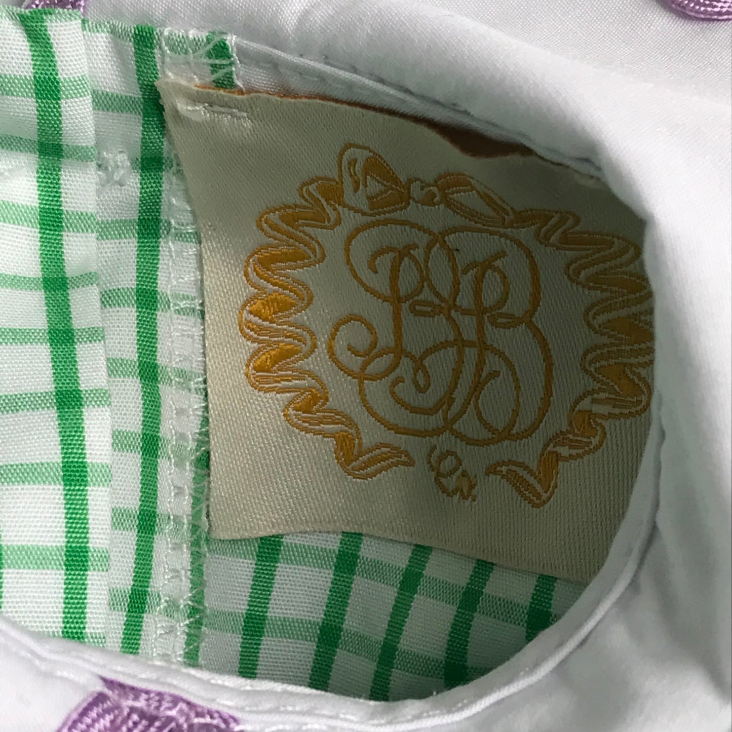 TBBC The Beaufort Bonnet Company Mary Dal Dress WindowPane Baby Girl Size 18/24M