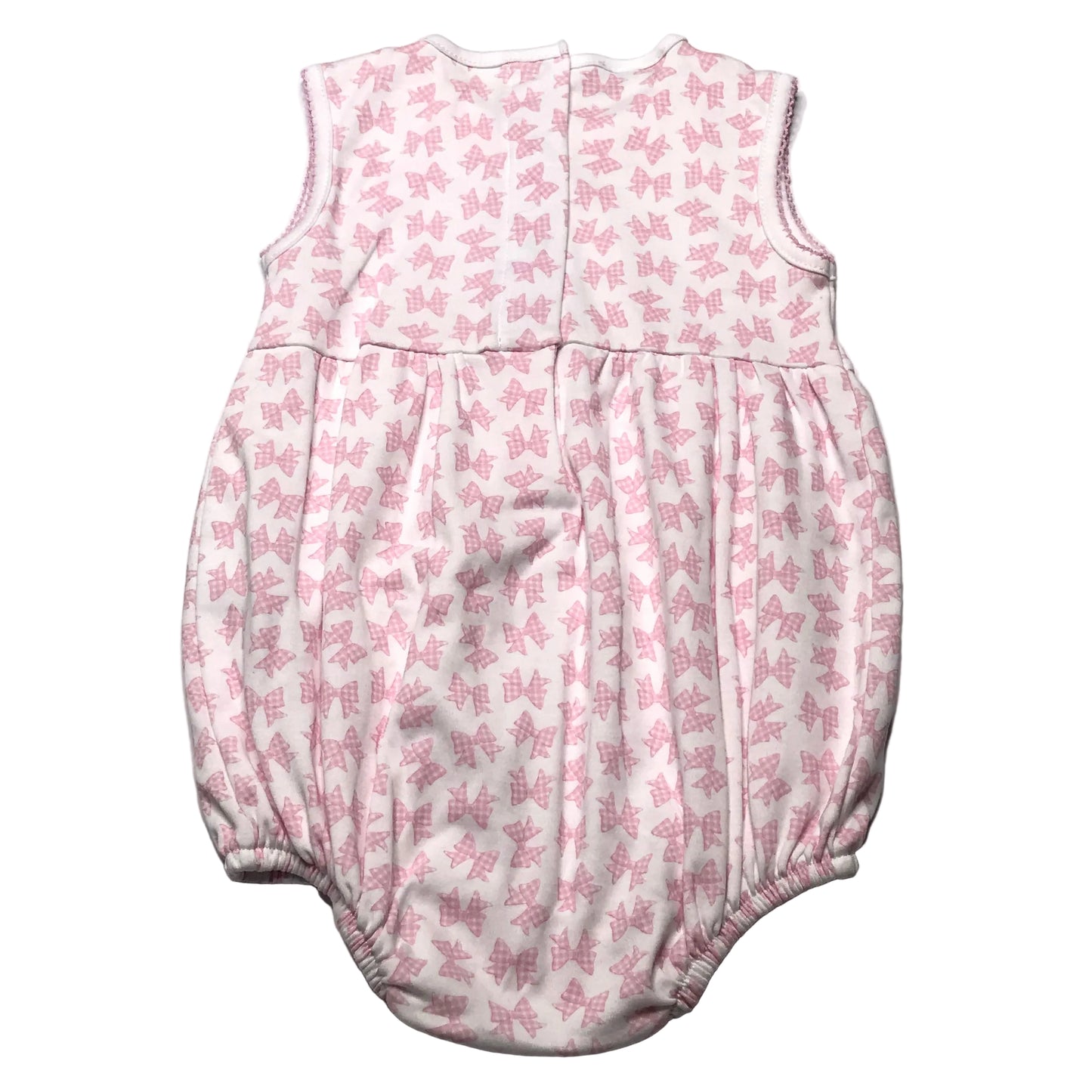 Magnolia Baby Bubble Bows White Pink Baby Girl Size 18M