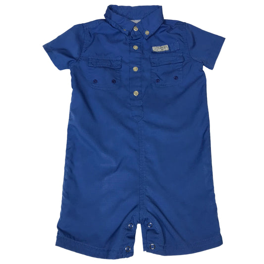 Ocean+Coast Fishing Shortall Baby Boys Blue Size 18M