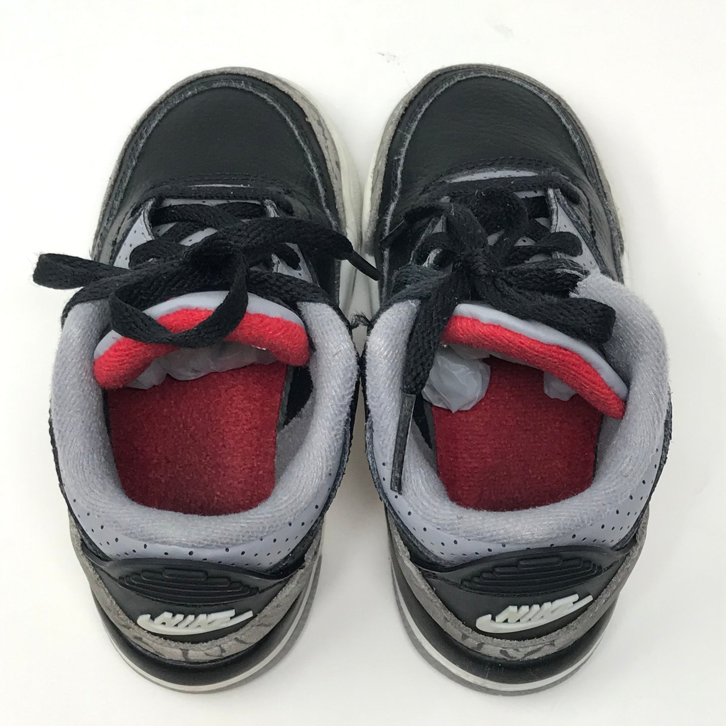 Air Jordan 3 Retro Black Cement Toddler Size 8C
