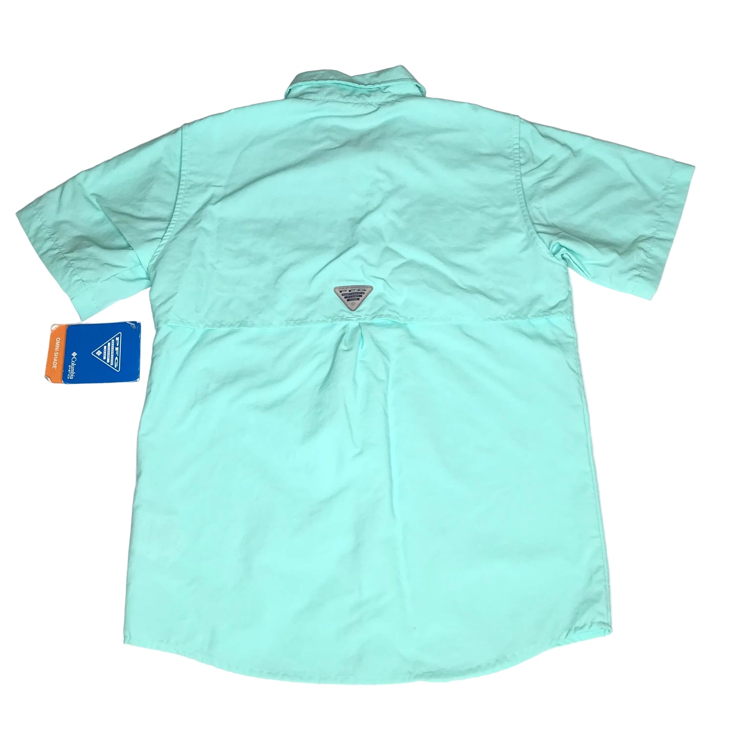 NWT Columbia Boys Bahama Button Down Shirt Size M(10-12)