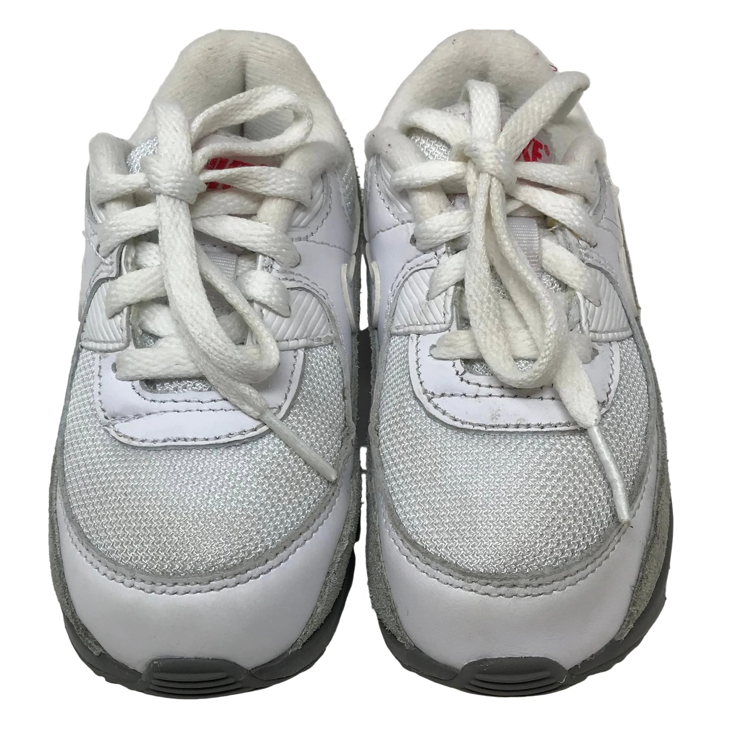 Nike Air Max 90 Toddler Kids Sneakers White Flat Pewter Size 8C