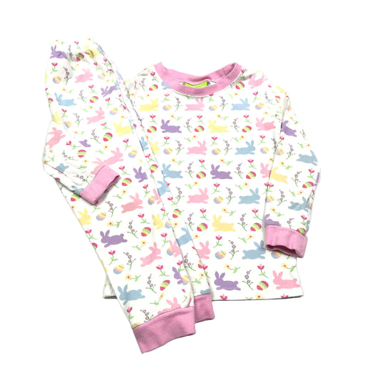 Classic Whimsy Easter Bunny Pajamas Girls Size 4T