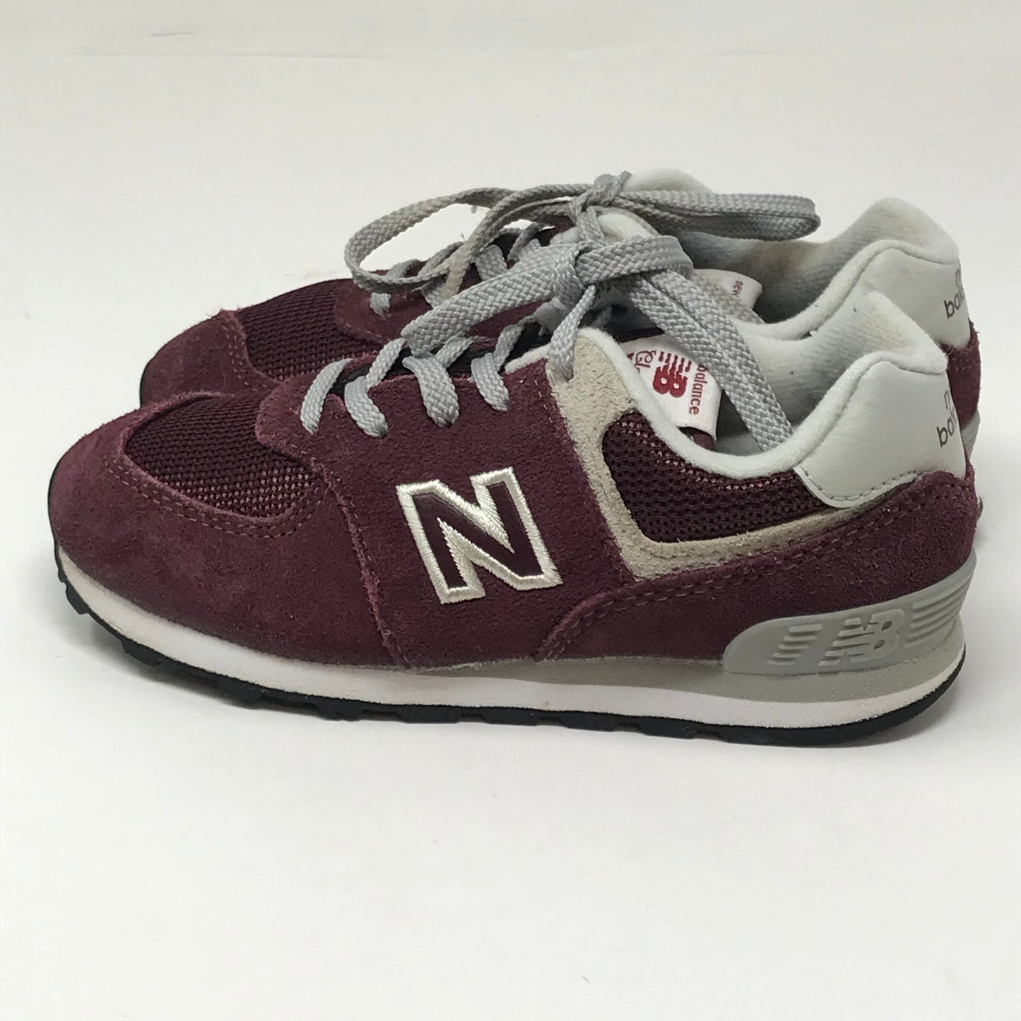 New Balance 574 Burgundy Sneakers Little Kids Size 1