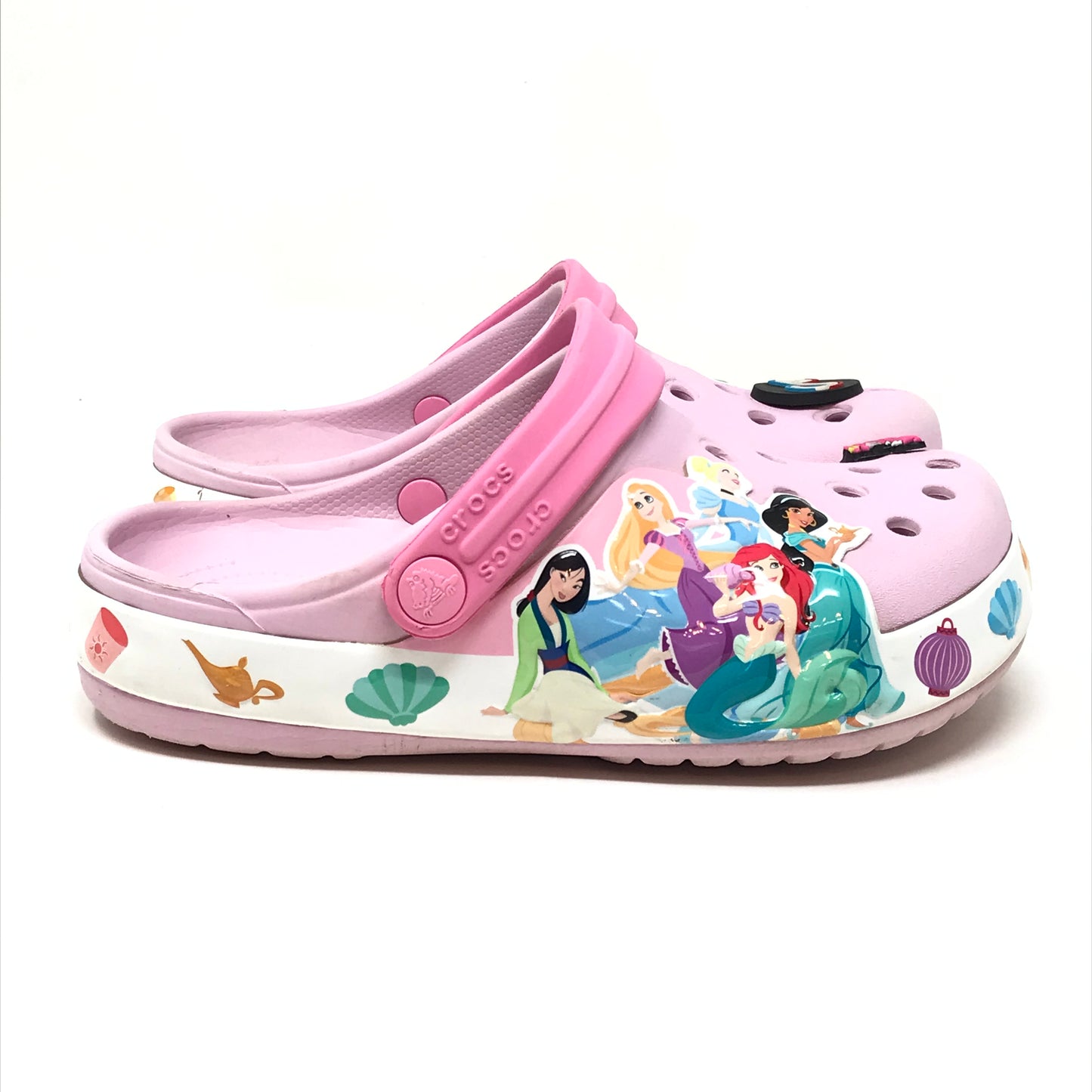 Crocs Disney Princess Pink Girl Size J2