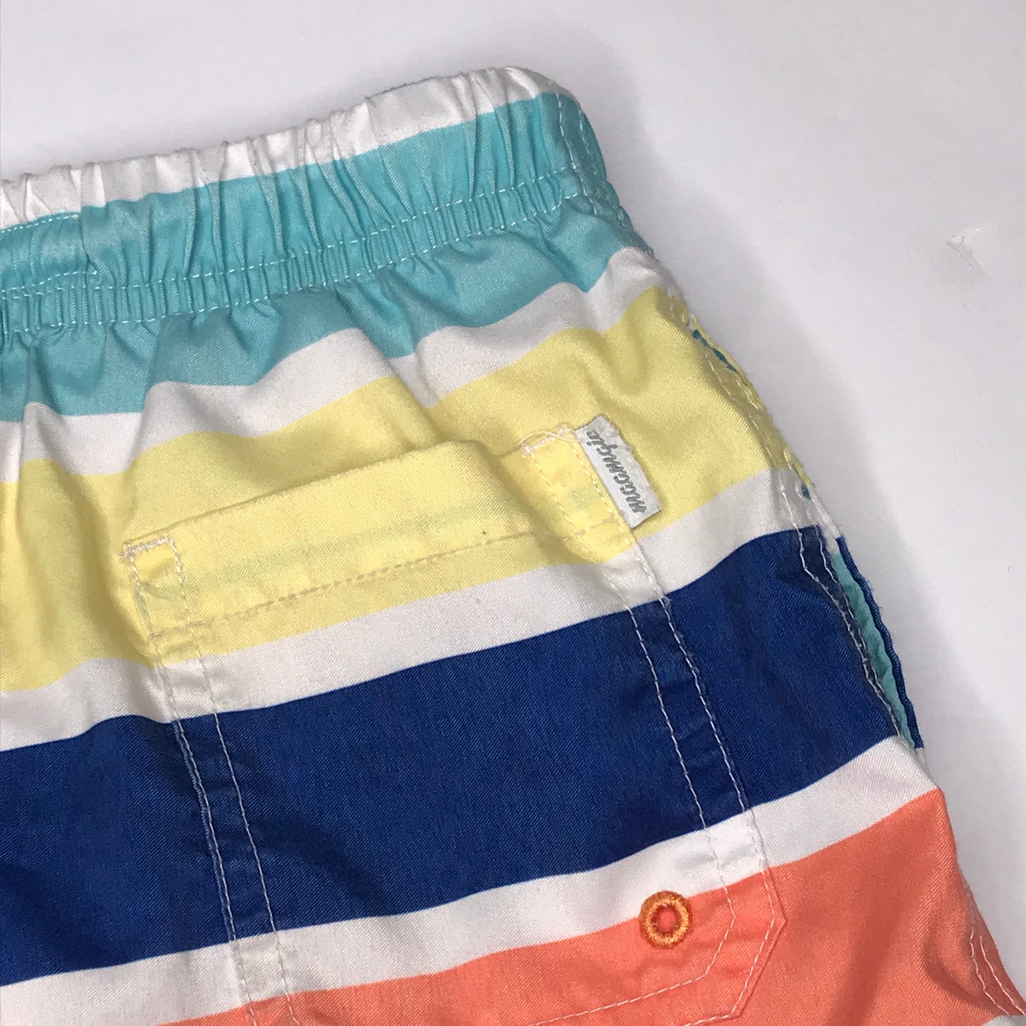 Maamgic Striped Multicolored Swim Trunks Shorts Boys Size 2T