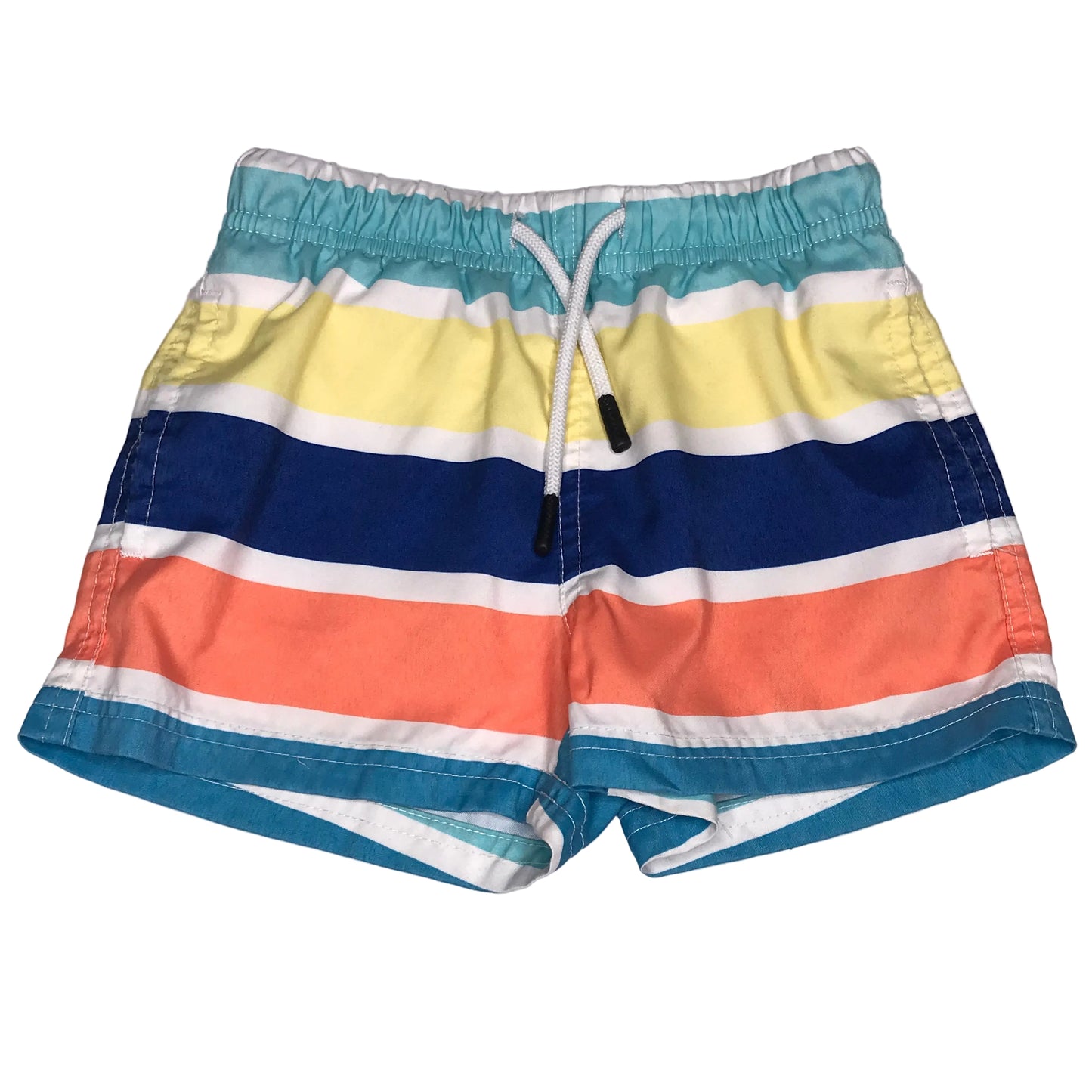 Maamgic Striped Multicolored Swim Trunks Shorts Boys Size 2T