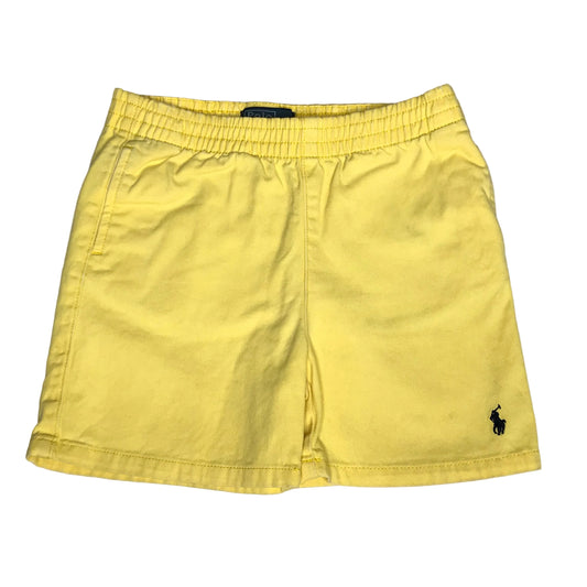 Polo Ralph Lauren Baby Boy Chino Elastic Waist Shorts Yellow Size 24M