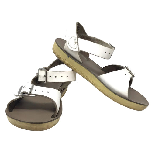 Sun-San Surfer Salt Water Sandals White Shoes Unisex Size 9