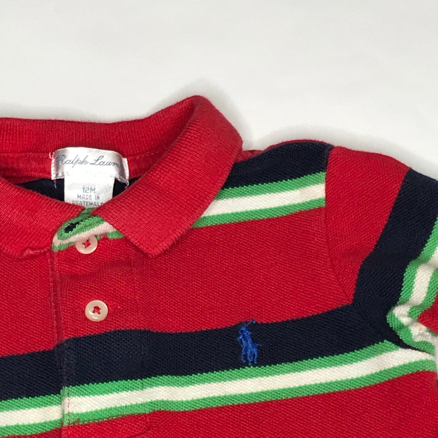 Polo Ralph Lauren Baby Boys Red Striped Size 12M