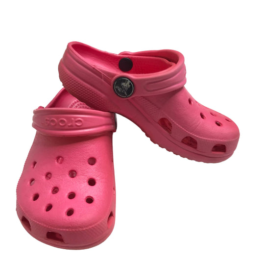 Crocs Classic Clogs Pink Girl Shoes Size 8/9C