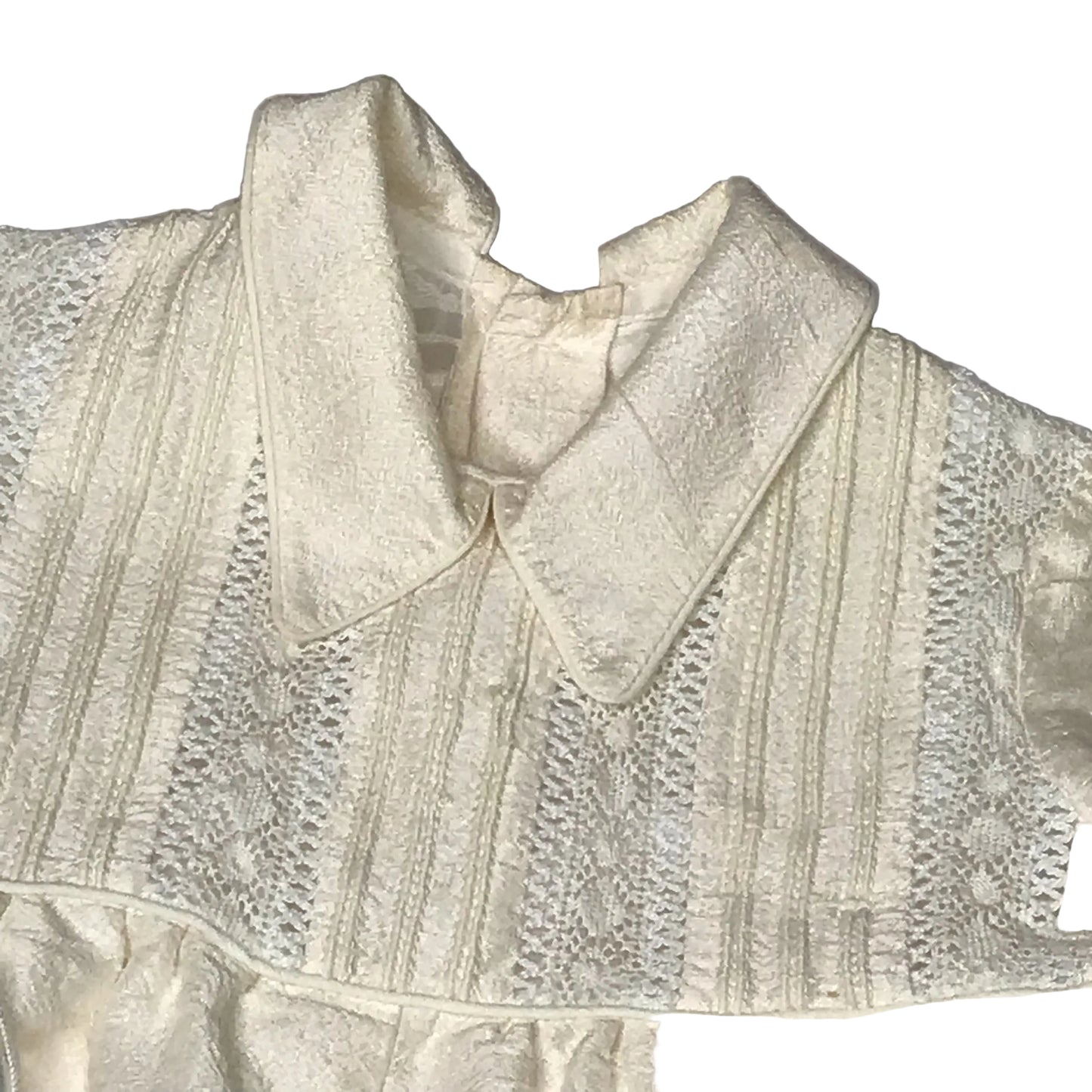 Mali Christening Romper Matching Hat Baby Boy Size 12M