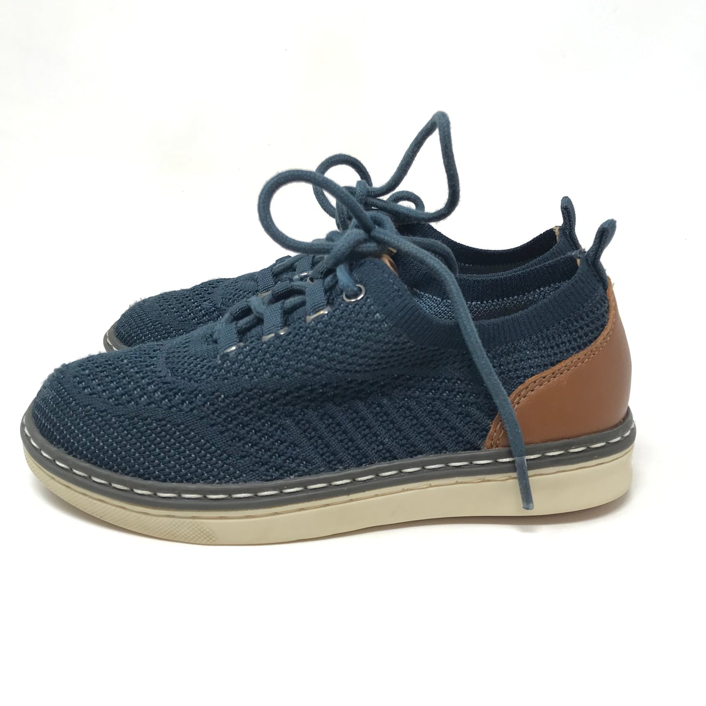 Johnston & Murphy McGuffey Knit Lace Up Sneakers Blue Boy Size 10M