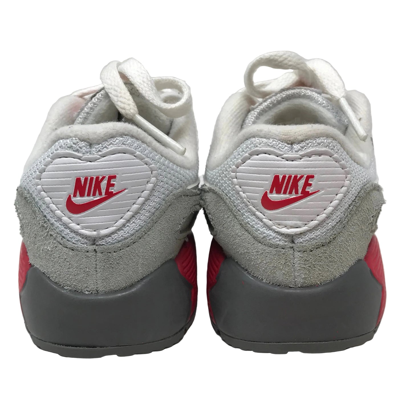 Nike Air Max 90 Toddler Kids Sneakers White Flat Pewter Size 8C
