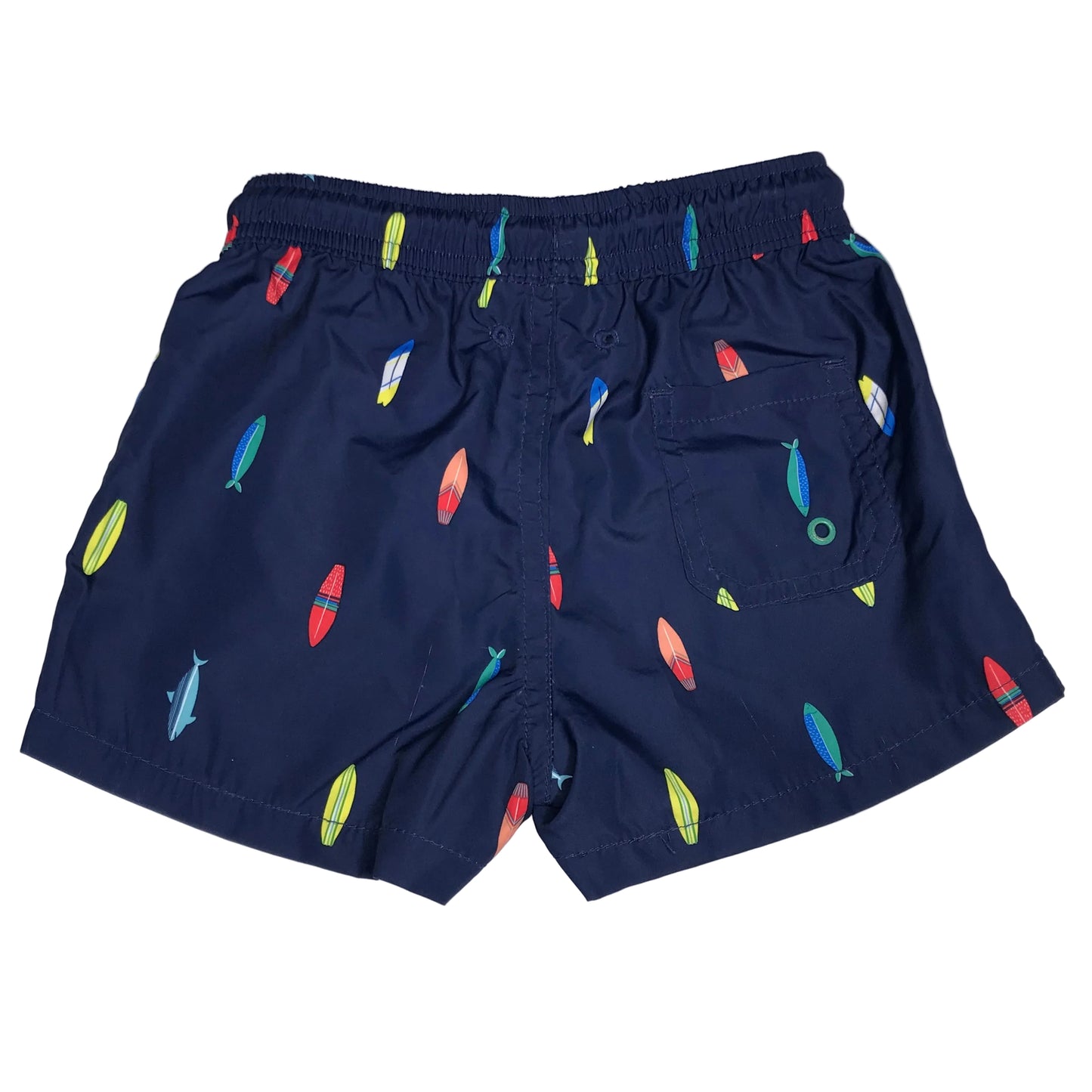 Zara Baby Boy Surfboard Leone Blue Shorts Size 12-24M