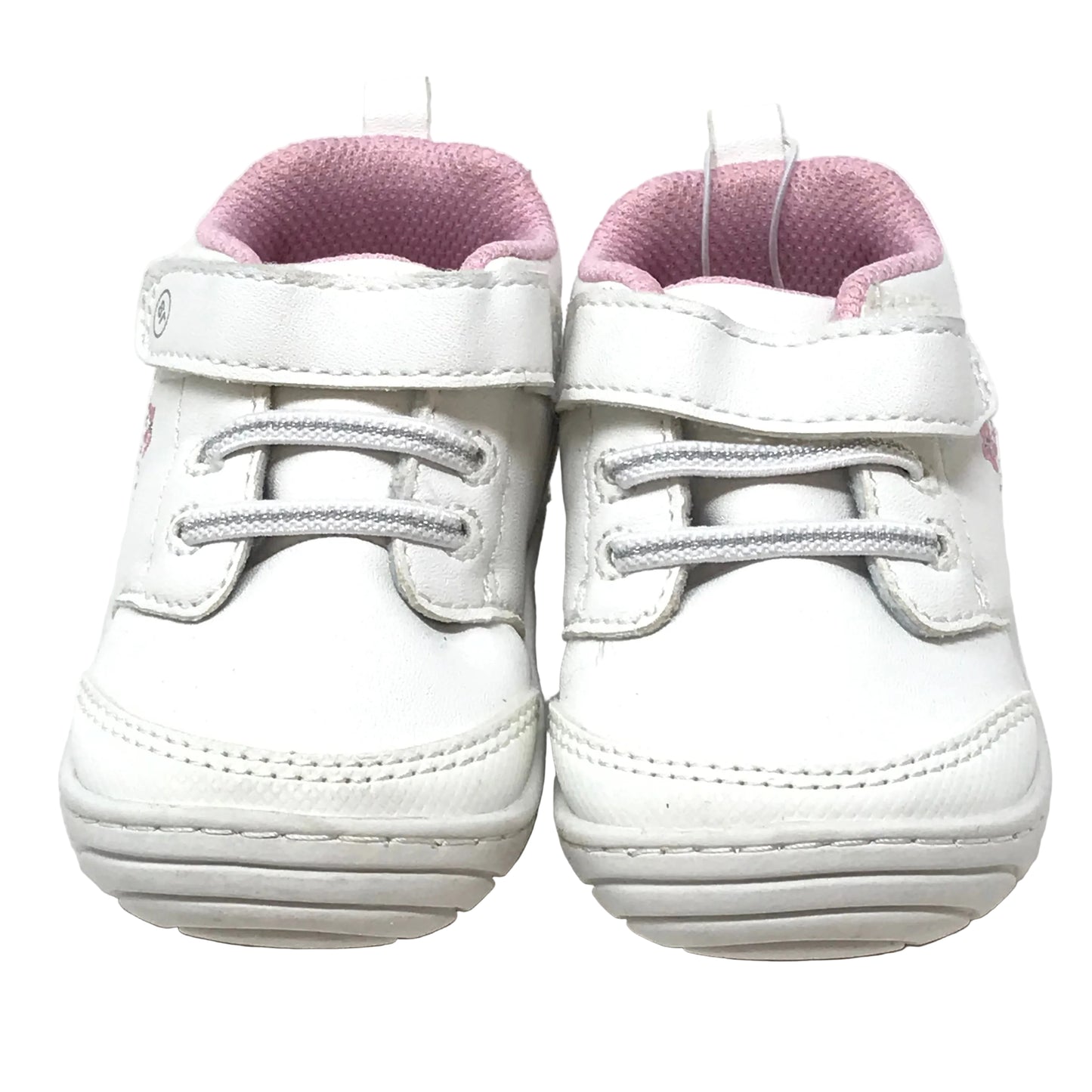 Stride Rite Tate 2.0 Sneaker White Baby Girl Size 4M