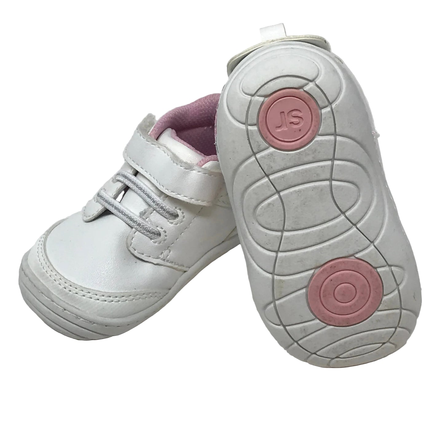 Stride Rite Tate 2.0 Sneaker White Baby Girl Size 4M
