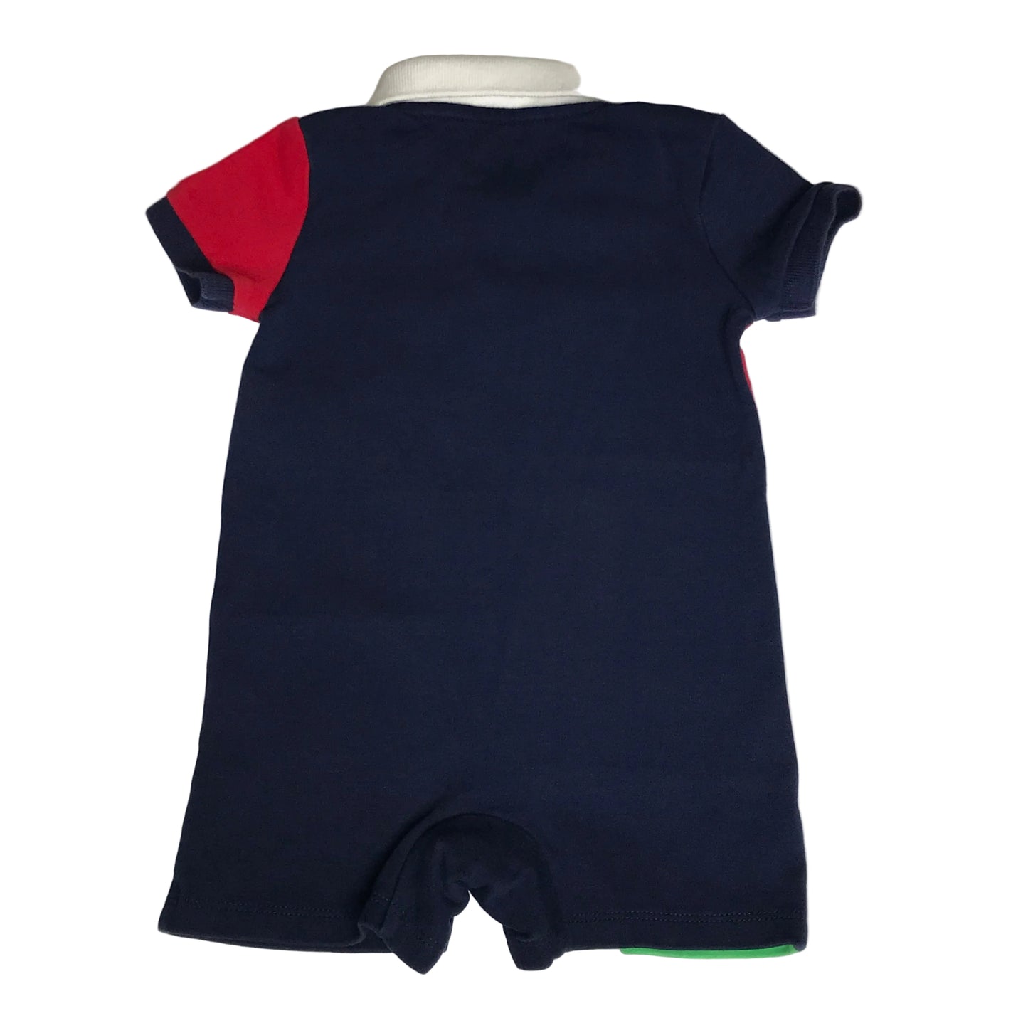 Polo Ralph Lauren Baby Boys Patchwork Shortall Size 9M