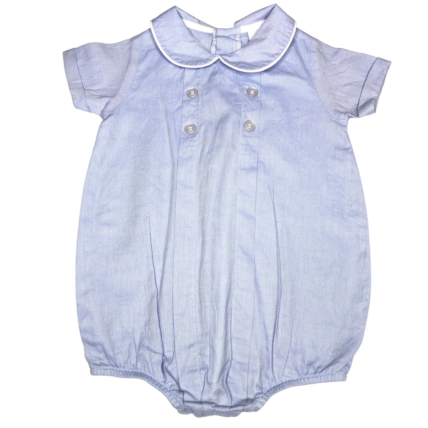 Bailey Boys Classic Traditional Peter Pan Bubble Blue Baby Boy Size 24M