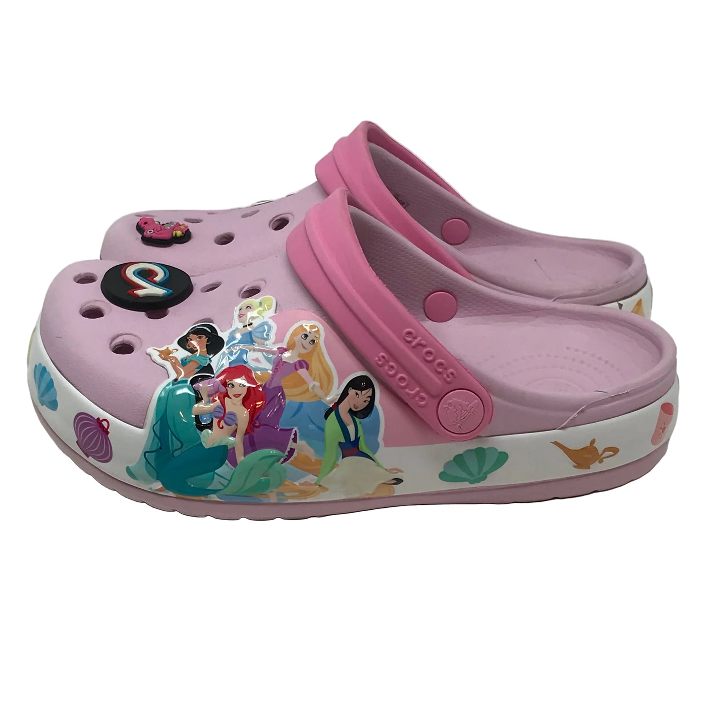 Crocs Disney Princess Pink Girl Size J2
