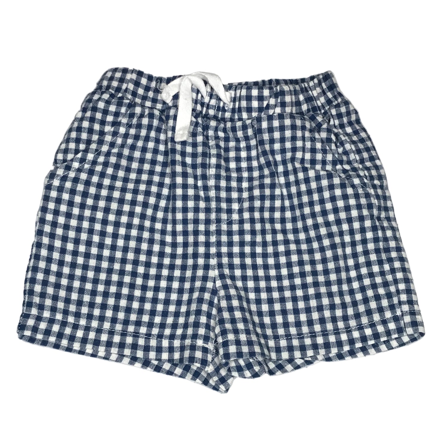 Starting Out Baby Boys Gingham Shorts Blue White Size 18M