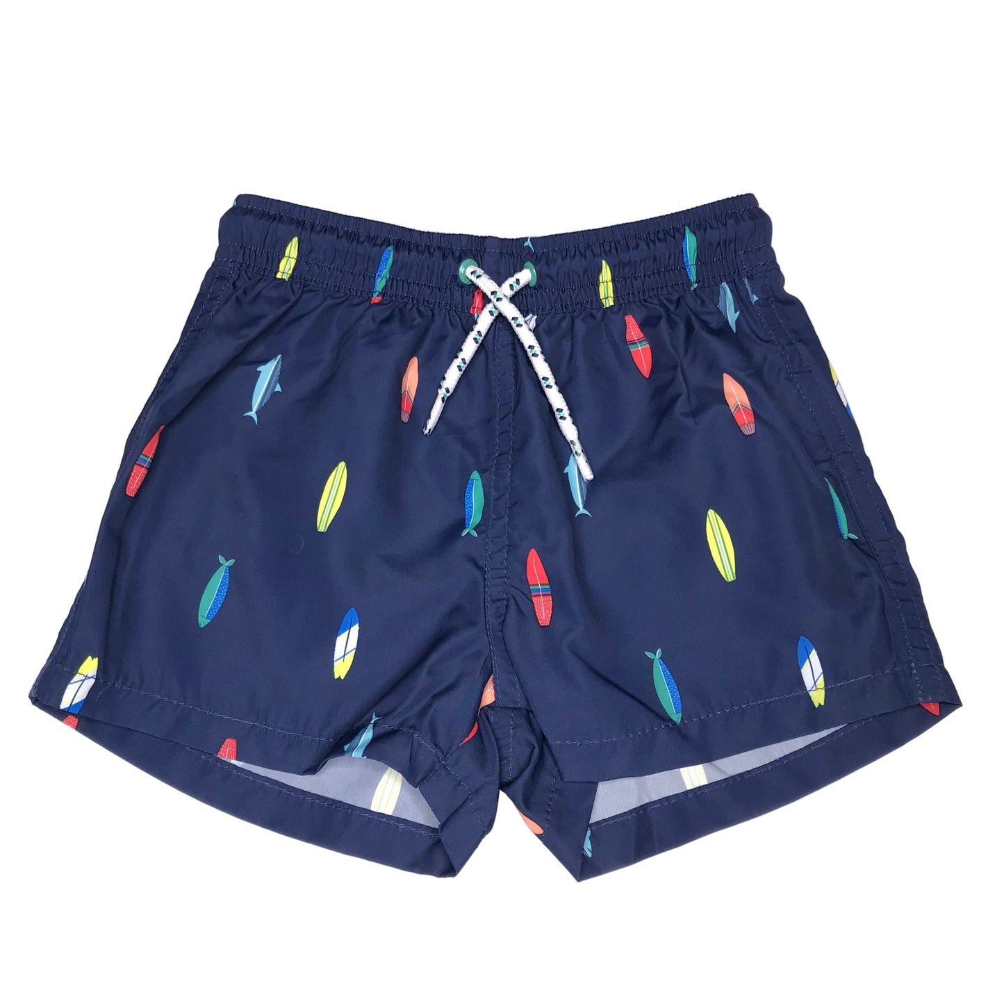 Zara Baby Boy Surfboard Leone Blue Shorts Size 12-24M