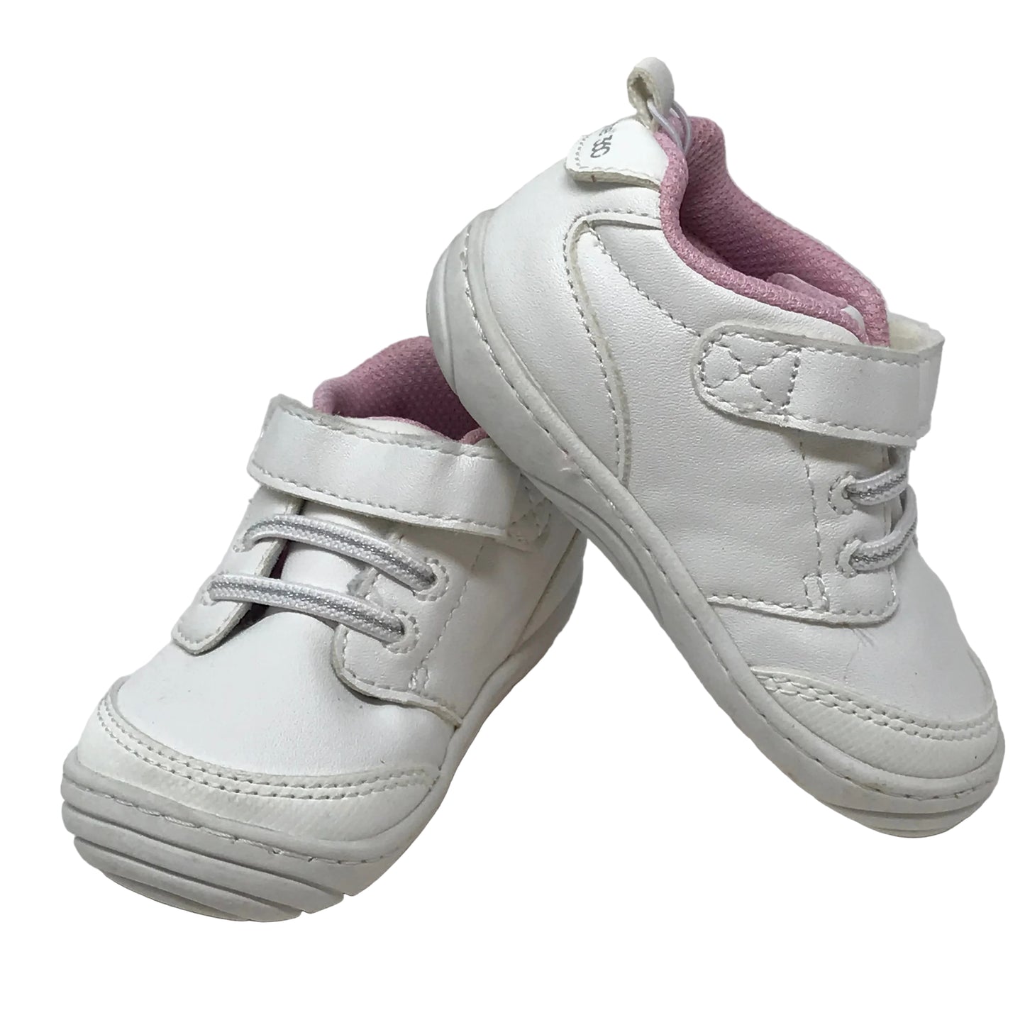 Stride Rite Tate 2.0 Sneaker White Baby Girl Size 4M