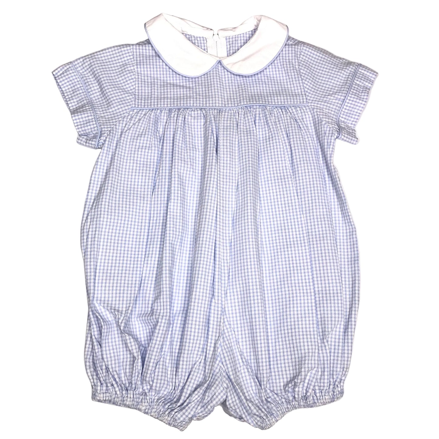 Daisies & Doodlebugs Mini Check Bubble Blue Baby Boy Size 24M