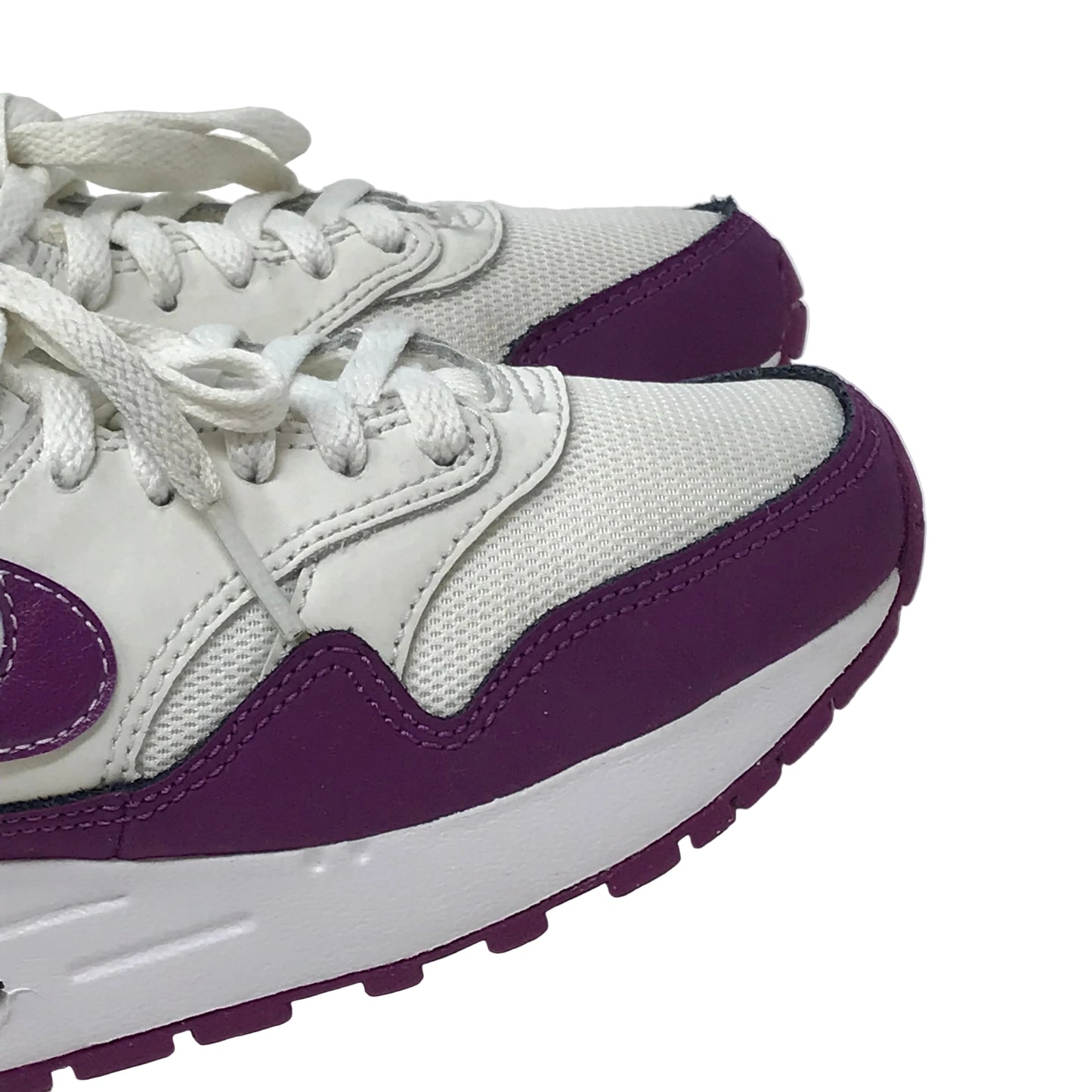 Nike Air Max 1 Summit White Viotech Girl Size 1Y