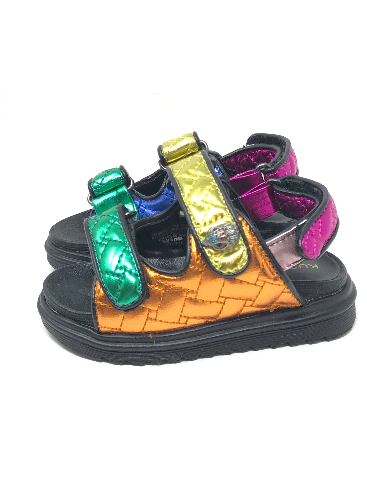 Kurt Geiger London Mini Orson Sandals Multicolor Toddler Girl Size 5