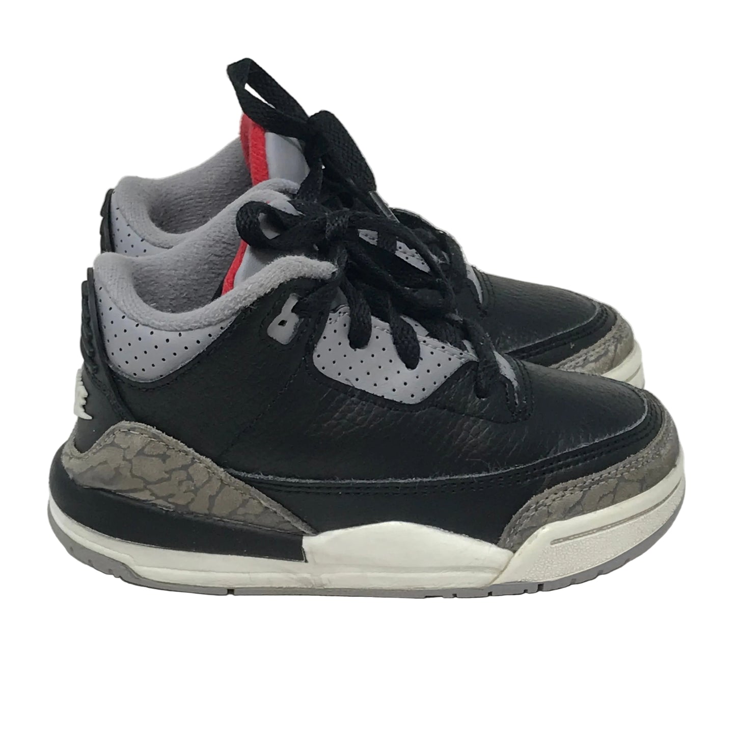 Air Jordan 3 Retro Black Cement Toddler Size 8C