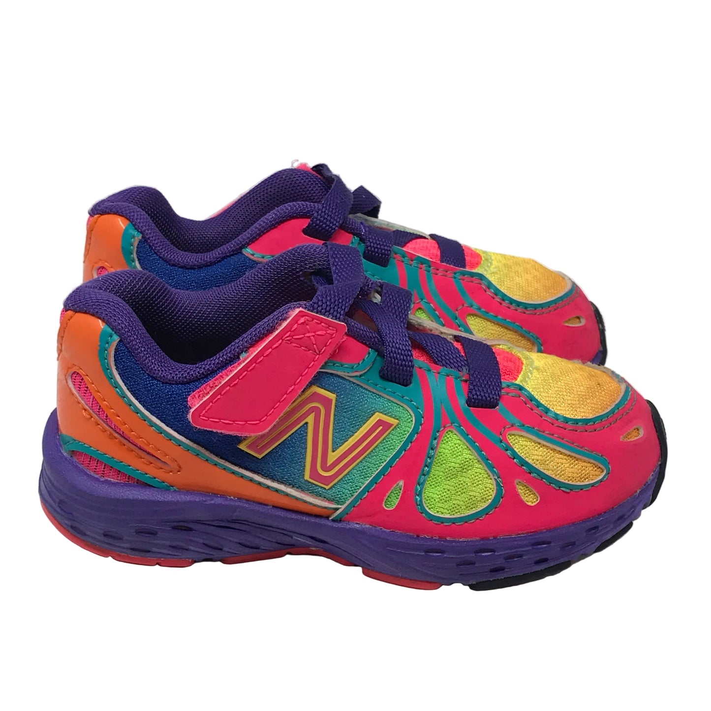 New Balance 890v3 Rainbow Girl Sneakers Size 8C
