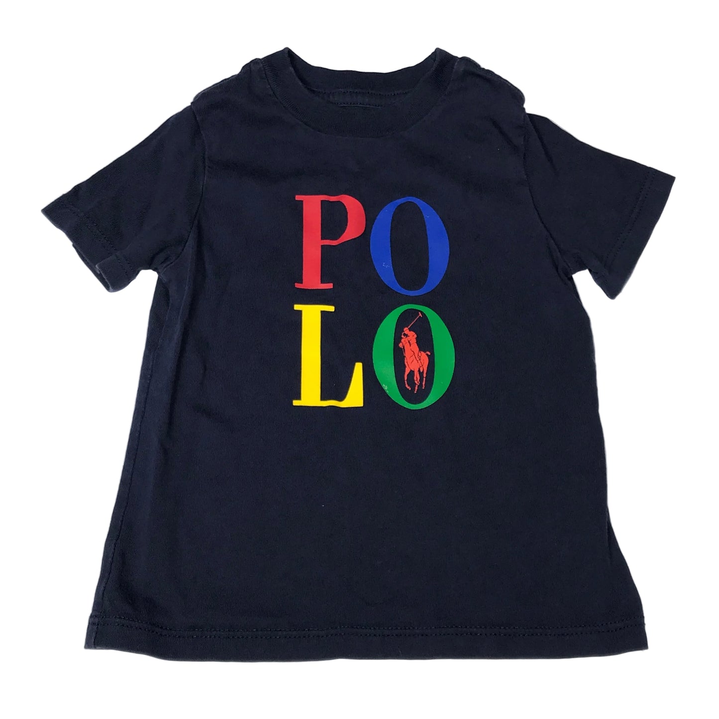 Polo Ralph Lauren Baby Boys Logo Tshirt Navy Blue Size 18M