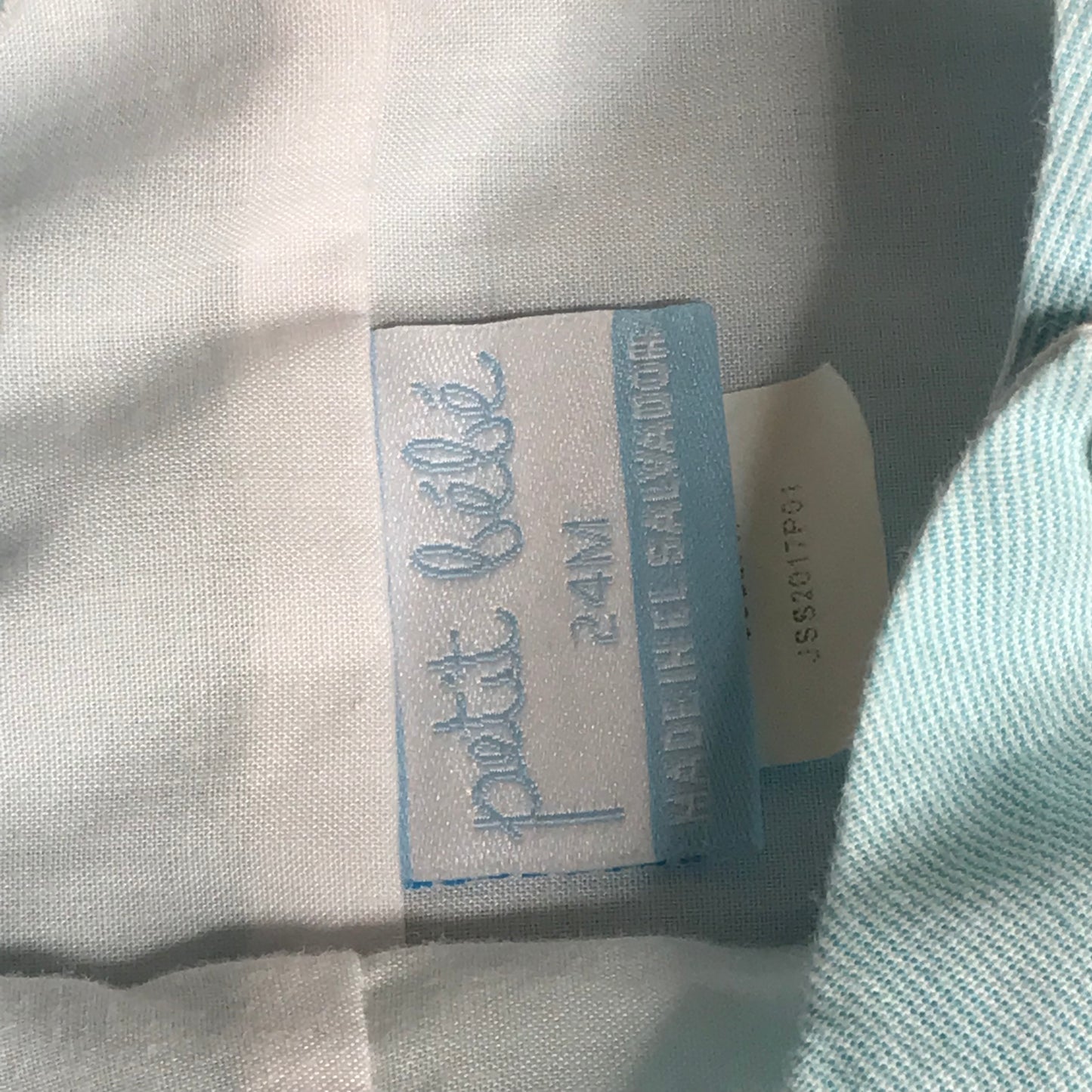 Petit Bebe Baby Boy Smocked Elephant Jon Jon Size 24M