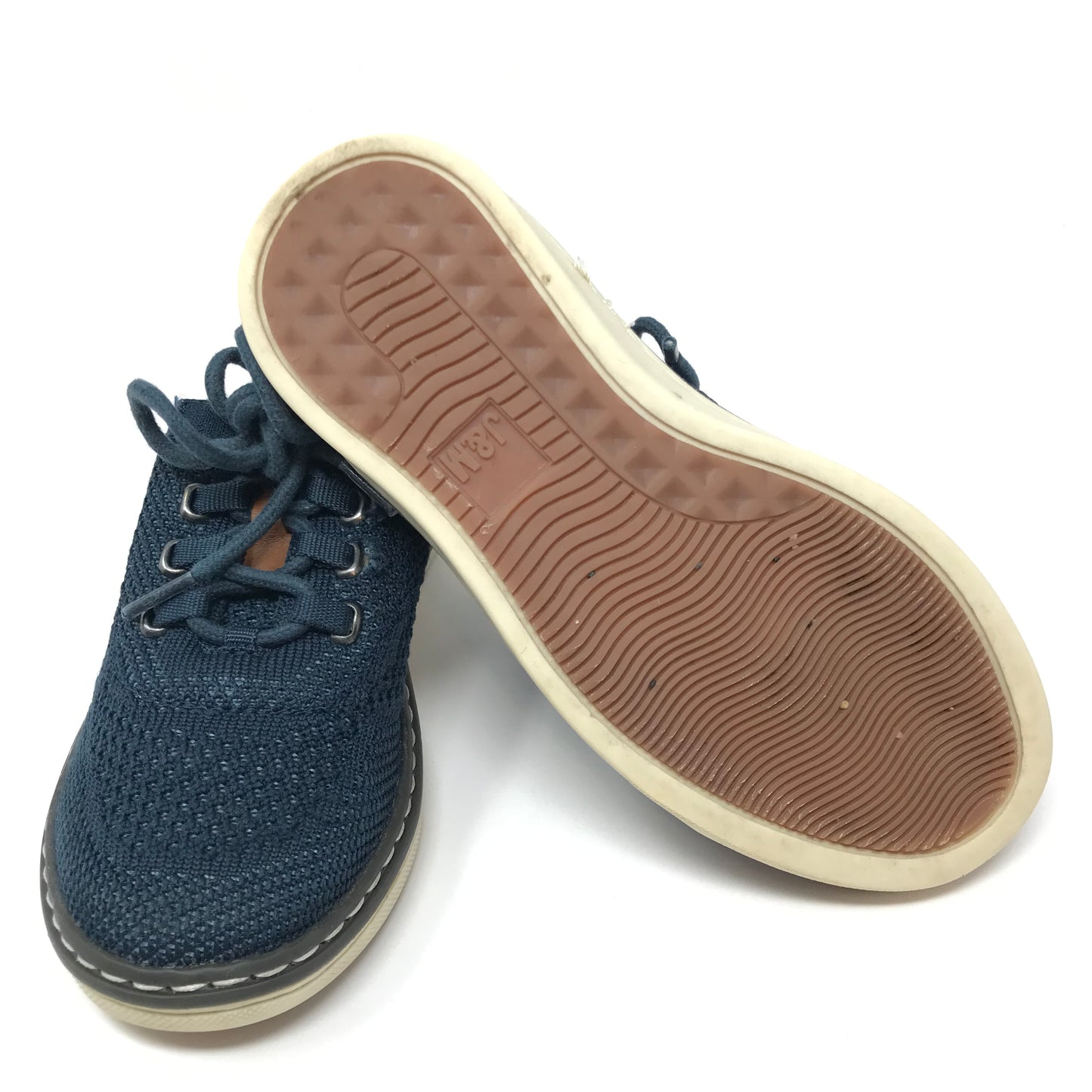 Johnston & Murphy McGuffey Knit Lace Up Sneakers Blue Boy Size 10M