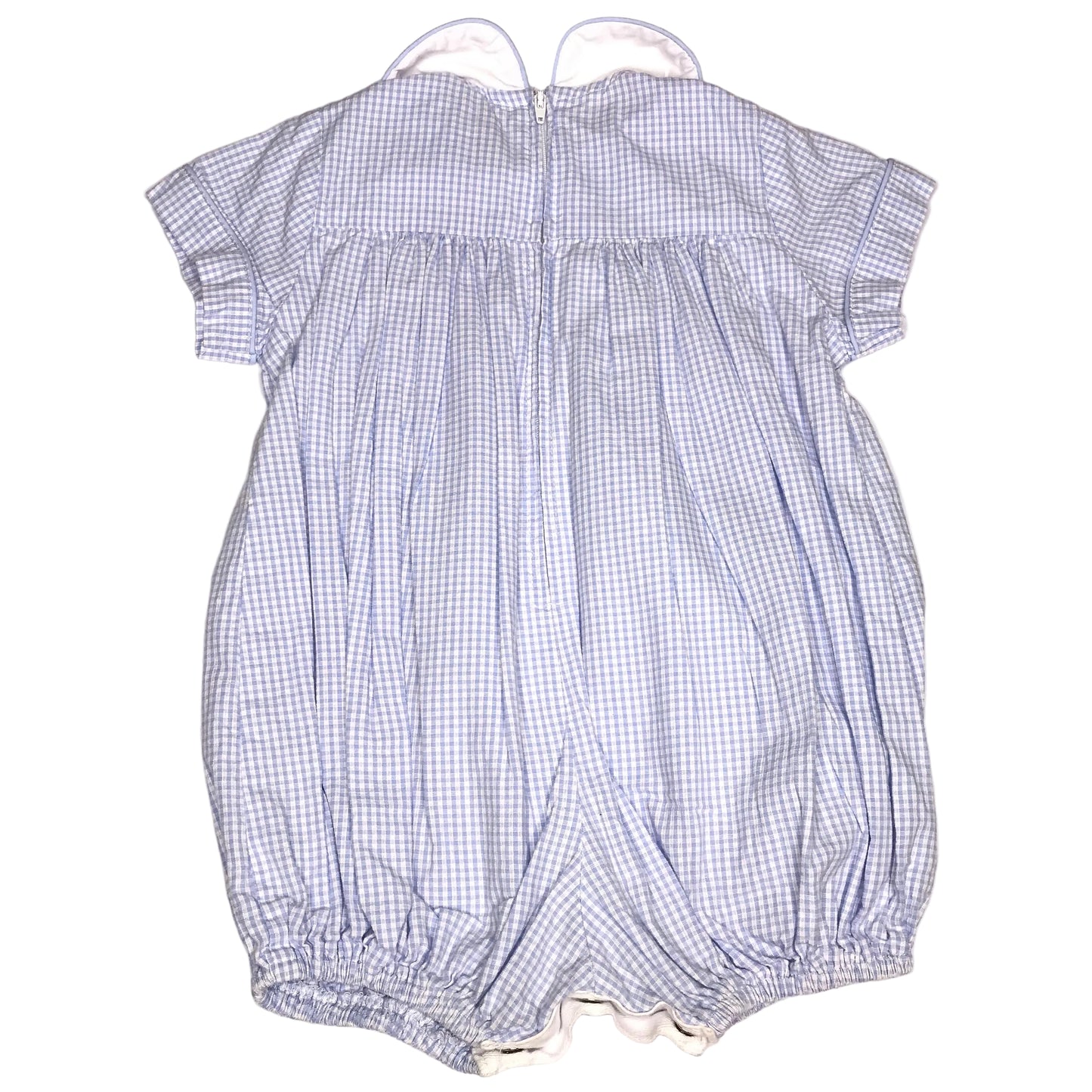 Daisies & Doodlebugs Mini Check Bubble Blue Baby Boy Size 24M