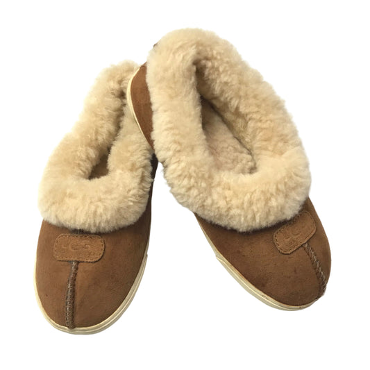 Ugg Rylan Slippers Chestnut Shoes Unisex Size 3