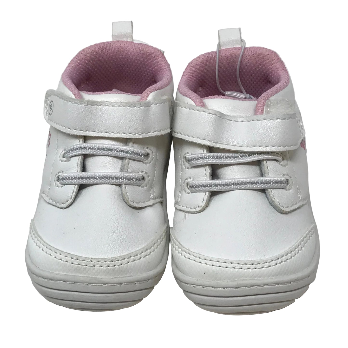 Stride Rite Tate 2.0 Sneaker White Baby Girl Size 4M