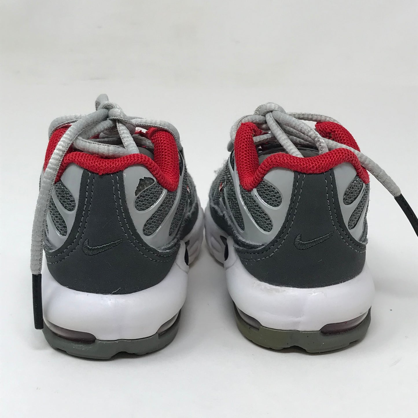 Nike Air Max Plus Sneakers Grey Red Toddler Size