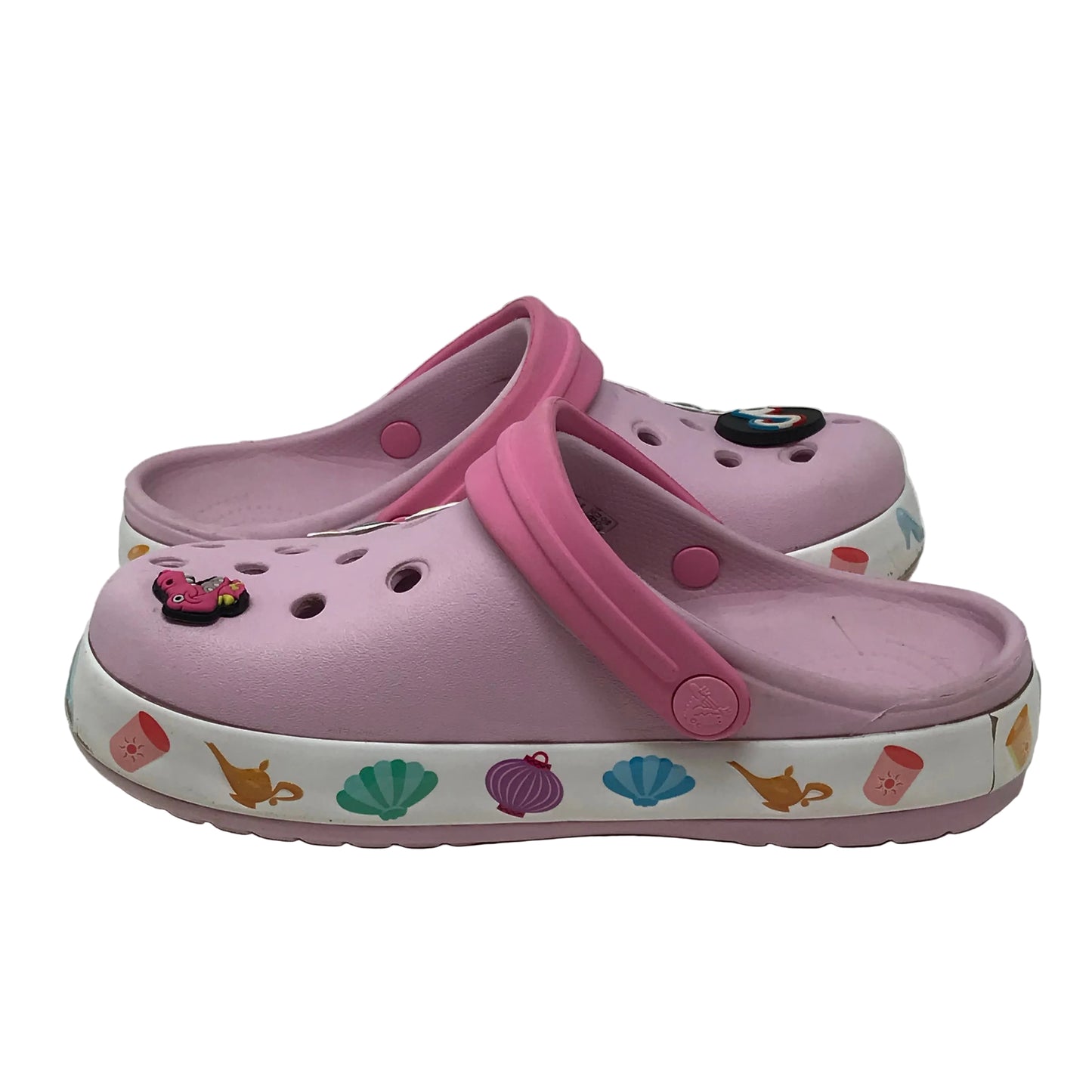 Crocs Disney Princess Pink Girl Size J2
