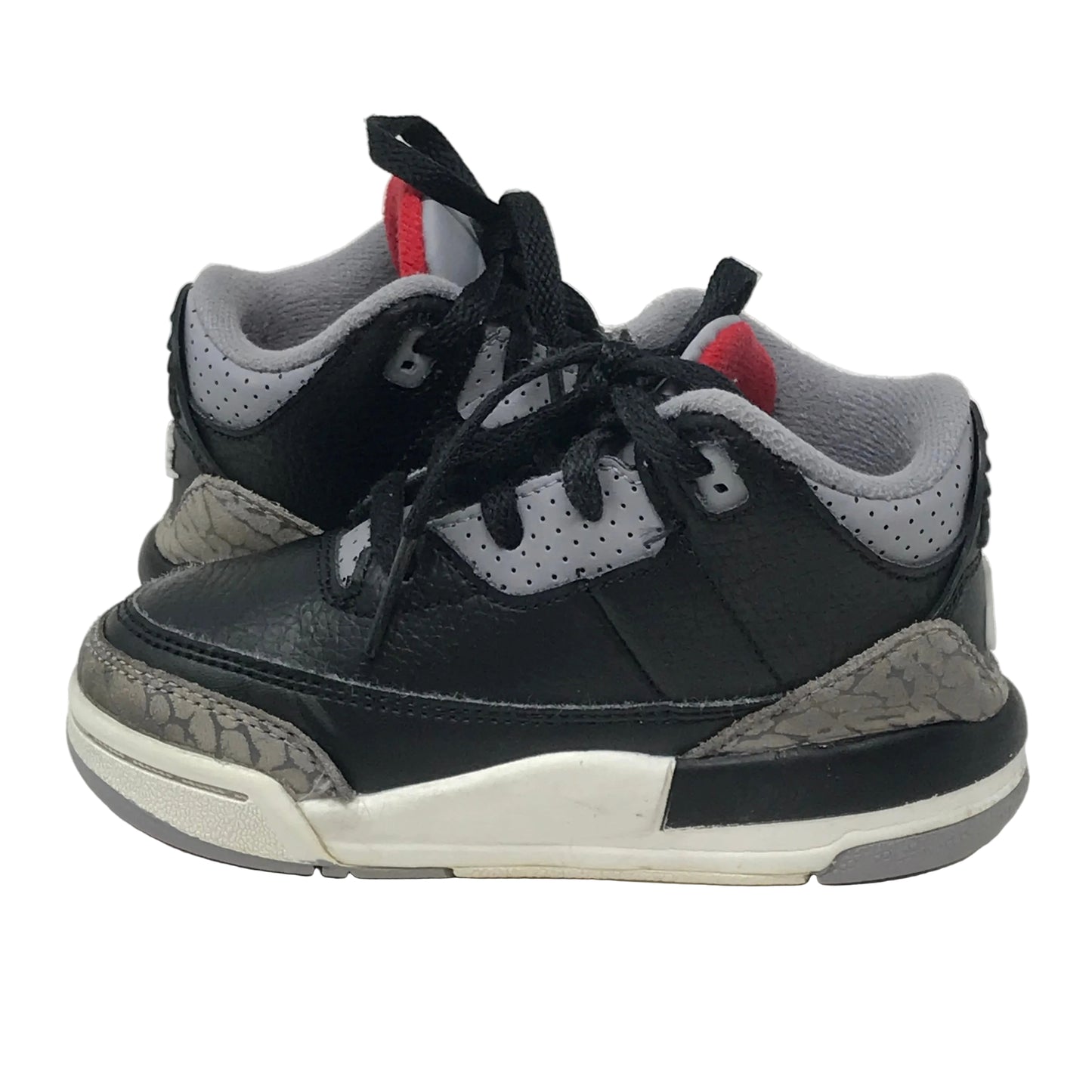 Air Jordan 3 Retro Black Cement Toddler Size 8C