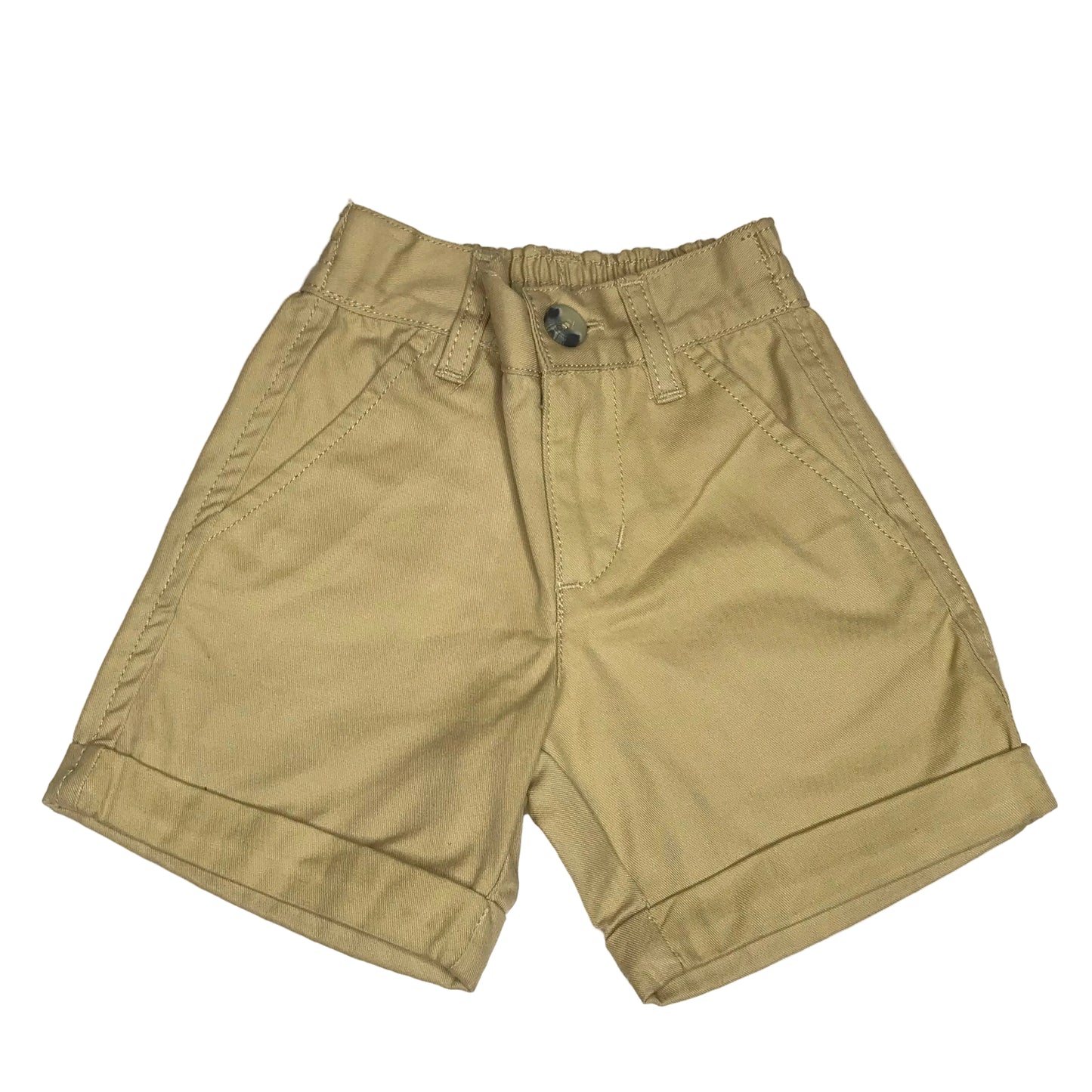 RuggedButts Chino Shorts Baby Boy Khaki Size 3-6M