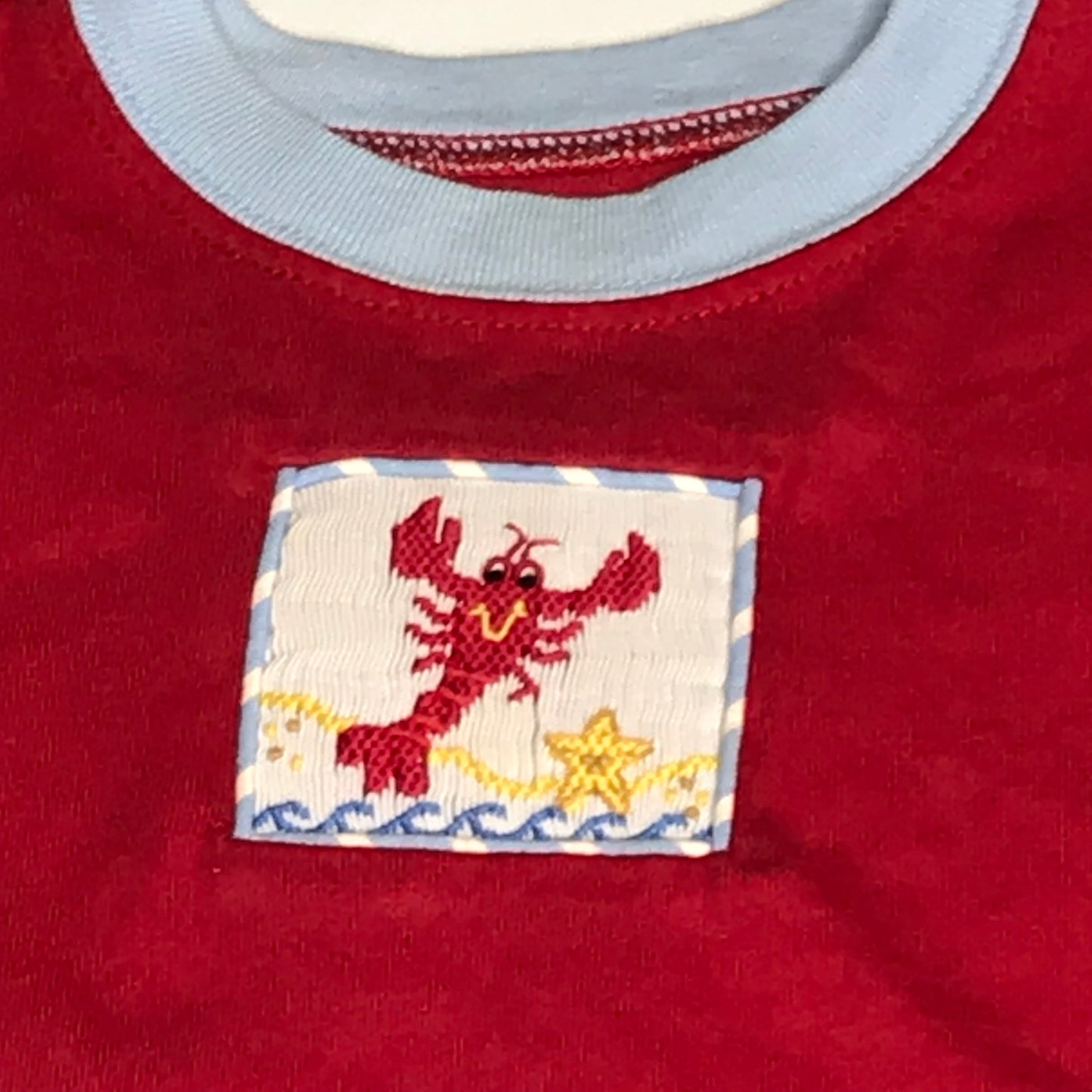 Kelly’s Kids Baby Boy Smocked Lobster Short Set Size 18M