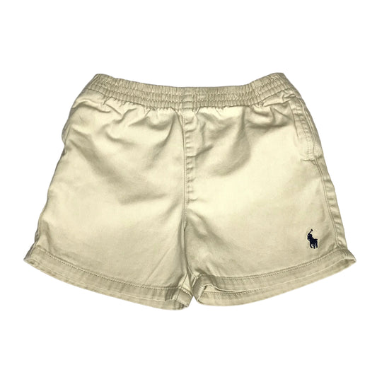 Polo Ralph Lauren Baby Boy Elastic Waist Khaki Chino Shorts Size 24M