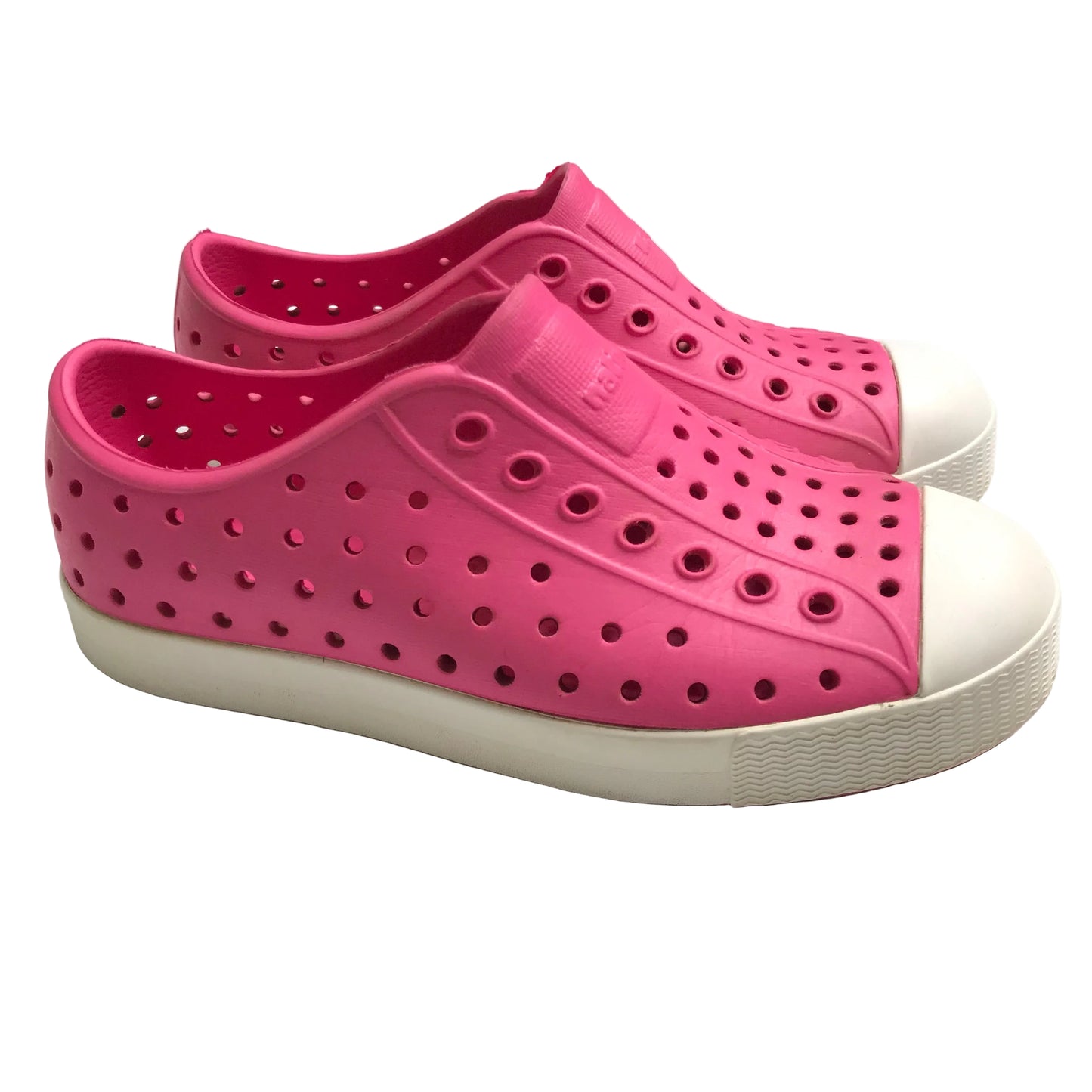Native Jefferson Slip On Waterproof Sneakers Shoes Pink Girl Shoes Size C12
