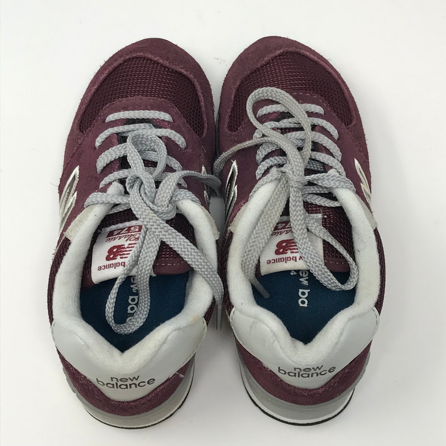 New Balance 574 Burgundy Sneakers Little Kids Size 1