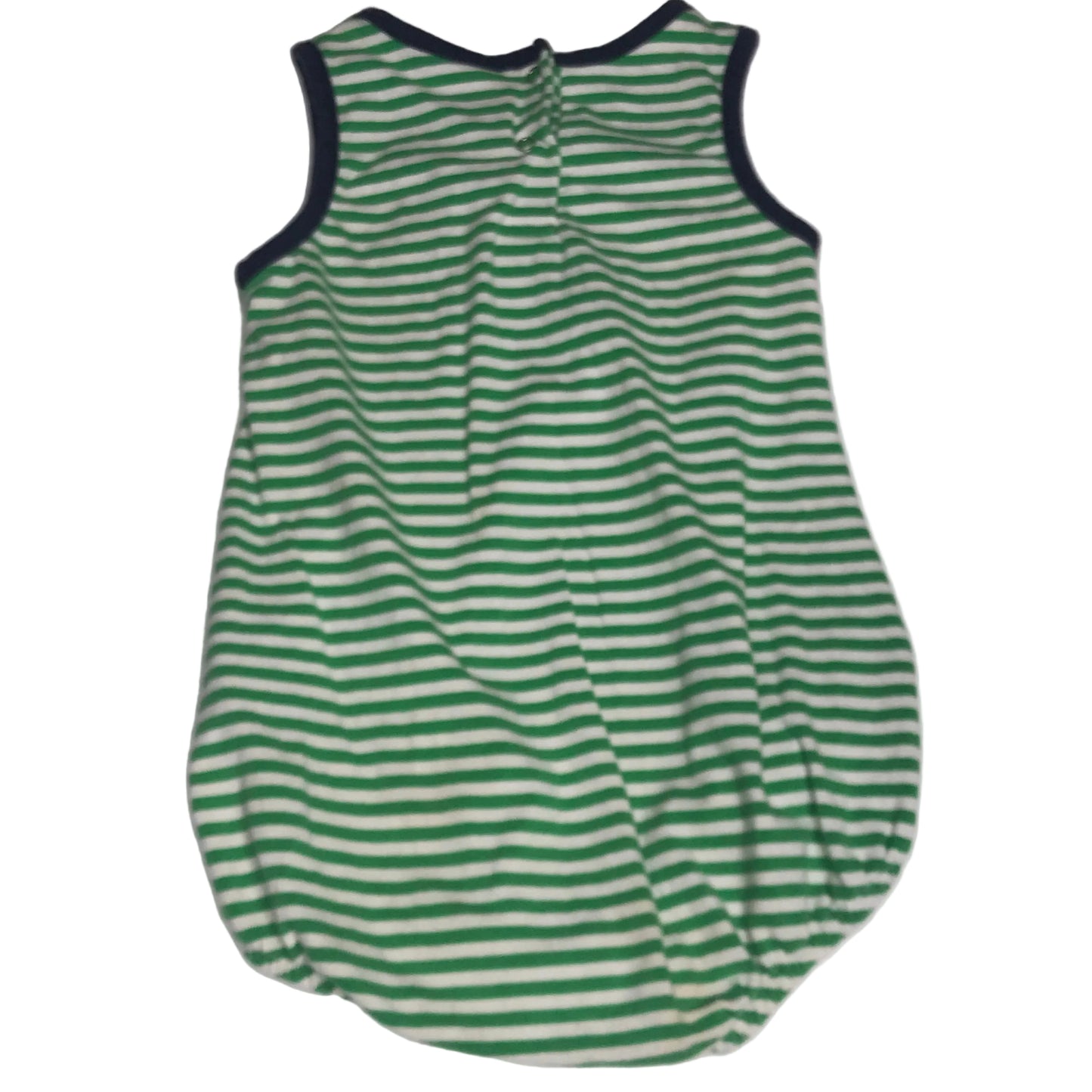 Trotter St. Tractor Striped Farm Tractor Bubble Baby Boy Size 24M